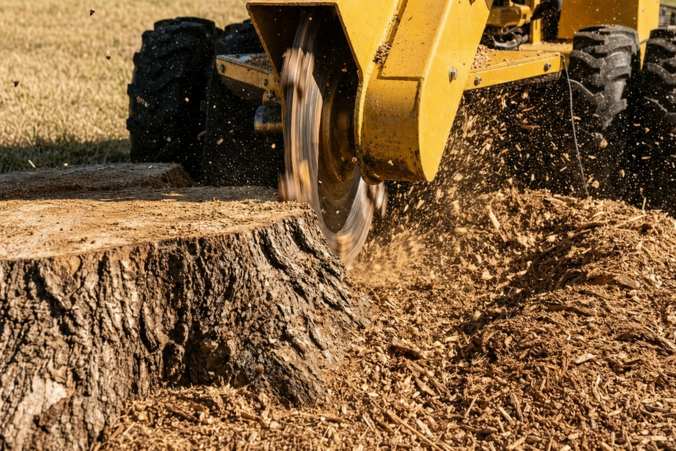 Stump grinding in Dixon, CA